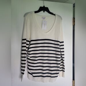 NWT striped Isabel Maternity sweater size M